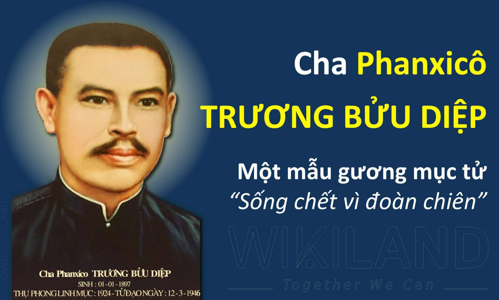 Cha Phanxicô Trương Bửu Diệp sẽ được phong chân phước