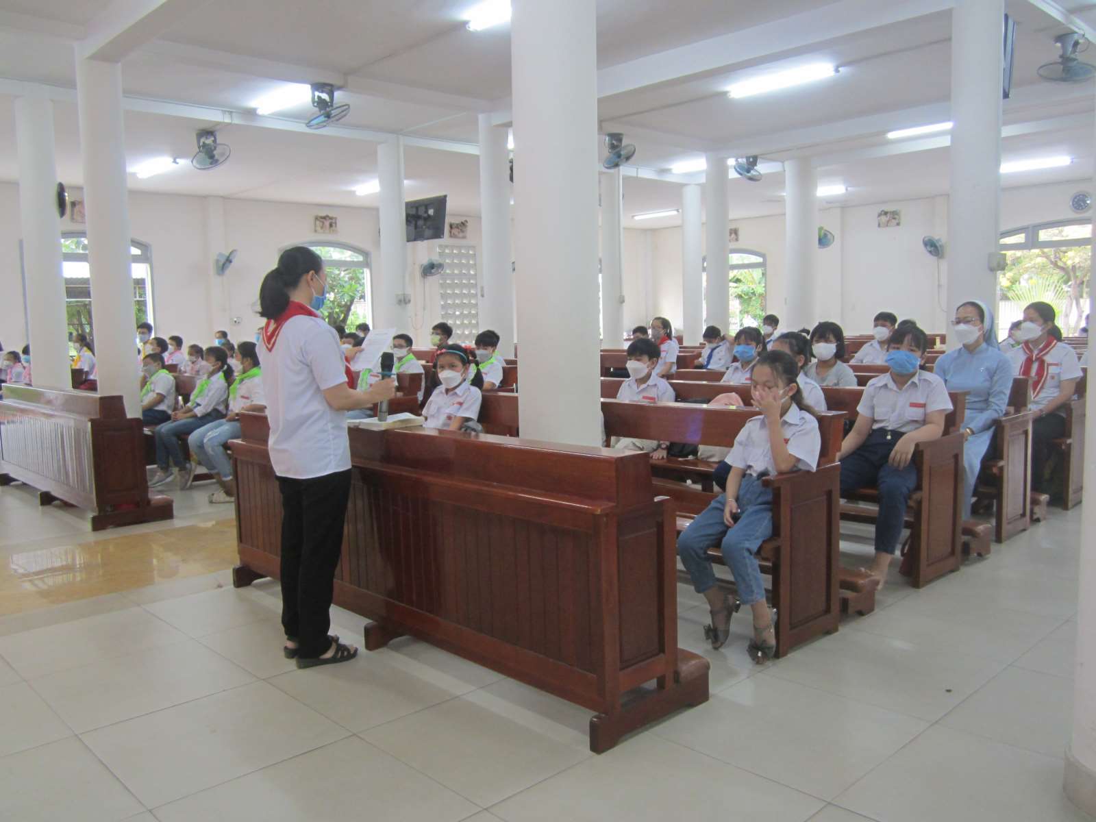 Giáo lý La San Mai Thôn sinh hoạt trở lại sau dịch bệnh
