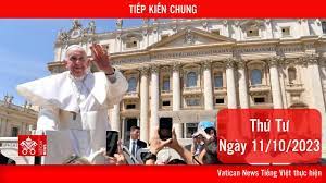 Truyền hình trực tiếp Buổi Tiếp kiến chung của Đức Thánh Cha lúc 13h50 thứ Tư 11/10