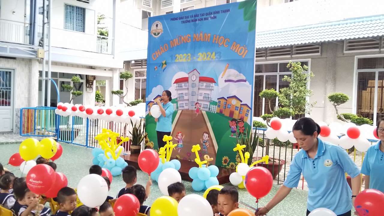 Trường Mầm Non Mai Thôn khai giảng năm học 2023 - 2024